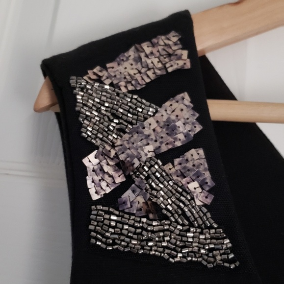 Loved Maternity Black Dress with Sequins L - Picture 3 of 3